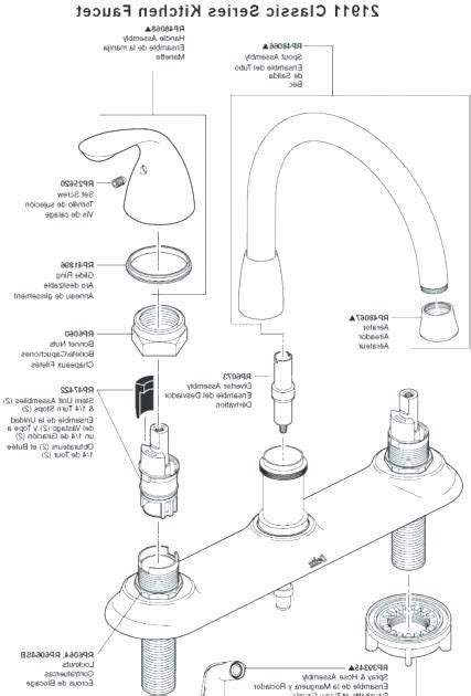 glacier bay kitchen faucets parts list