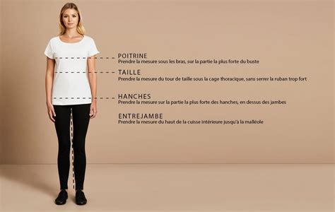 Guide Des Tailles Femme Pantalons