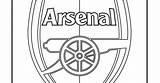 Arsenal Logo sketch template