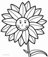 Sunflower Coloring Pages Kids Sunflowers Flower Printable Colouring Color Yellow Cool2bkids Flowers Clip Getdrawings Months Summer Budding Bright Lights During sketch template