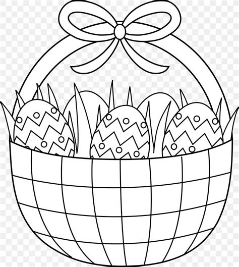 easter bunny easter basket coloring book easter egg png xpx