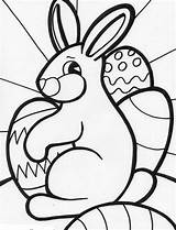 Bunny Easter Coloring Pages Rabbit Template Templates Kids Drawing Eggs Shape Printable Pascua Colouring Print Big Bunnies Conejos Easy Cute sketch template