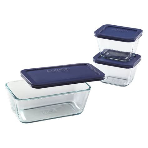 Pyrex Simply Store 6 Piece Glass Food Storage Set Only 8 31