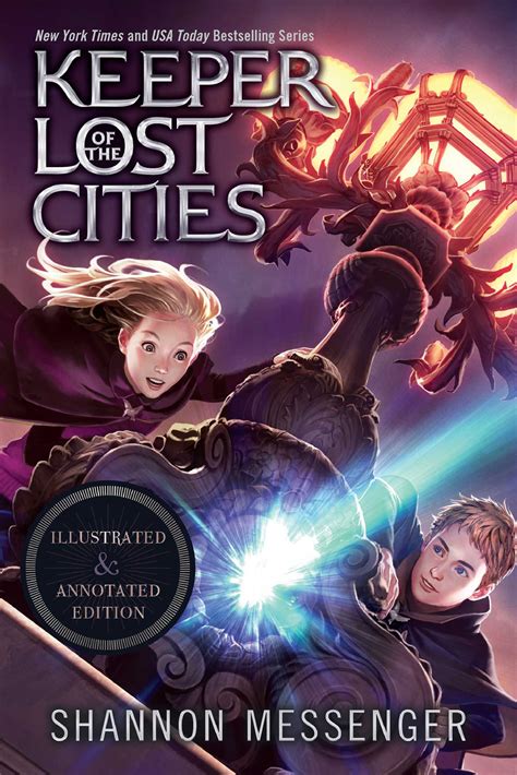 keeper   lost cities illustrated annotated edition book  shannon messenger official