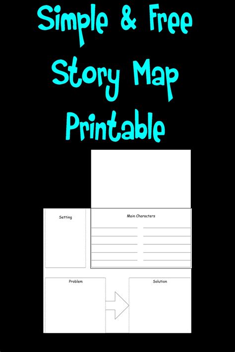 simple story map printable mom envy