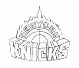Knicks Nba Logo Coloring Pages York Team Michael Doret Logos Behind Colouring Sketches Part Behance Ny Boy Sports Boys Print sketch template