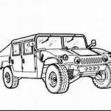 Pages Vehicle Vehicles Drawing Hummer Coloring Military Army Truck Drawings Getdrawings Sketch Template Adults sketch template