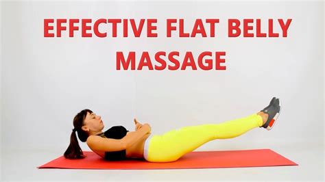 effective flat belly massage youtube