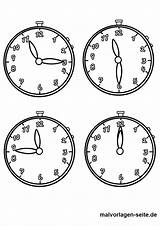 Uhrzeiten Uhrzeit Malvorlage Uhren Ausmalen Ausmalbilder Lernen Malvorlagen sketch template