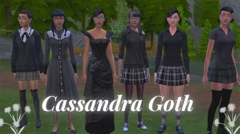 breeding cassandra goth with cassandra goth sims 4 create a sim youtube