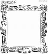 Frame Coloring Pages Frames Print Wooden Az Clipart Book Clipartbest Colorings Library Cliparts sketch template