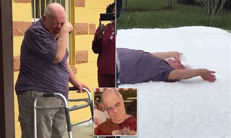 terminally ill veteran granted wish of making one last snow angel