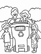 Coloring Landfill Pages Getcolorings Recycle sketch template