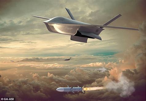 image  proposed armed combat drone   face   enemy aircraft