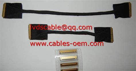 professional cable assembly manufacturer lvds cable assembly  pin lvds connector pinout cable