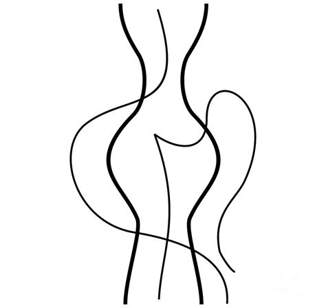 Abstract Body Line Art Print Nude Woman Body Drawing Etsy My Xxx Hot Girl