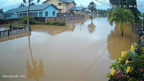 valsayn residents complain  flood   authorities izzso