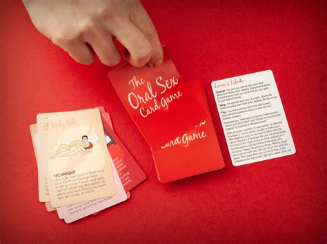 The Oral Sex Card Game Gadget Den Gode Gaveidé