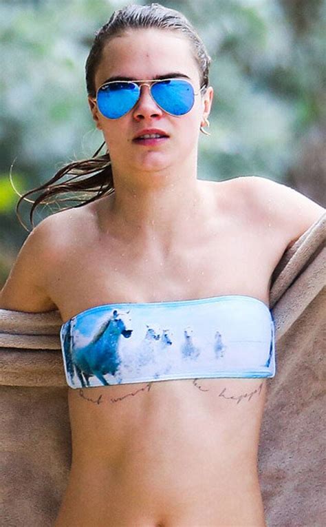 Cara Delevingne Shows Off Rihanna Inspired Tattoo Under