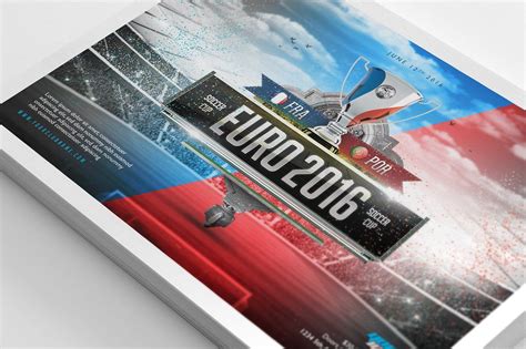 euro 2016 flyer template file px print features flyer