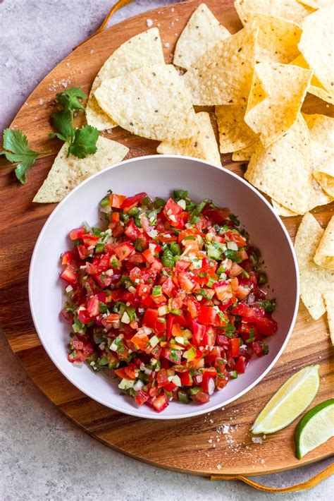 homemade fresh tomato salsa  broken