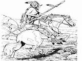 Coloring Pages Indian Horse Getcolorings Getdrawings sketch template