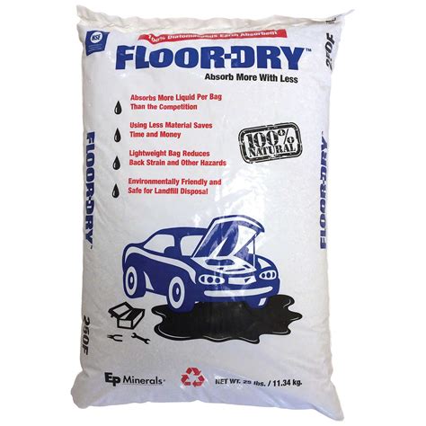 ep minerals floor dry absorbent  lb inland supply