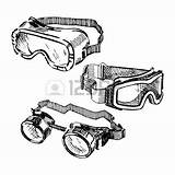 Goggles Anteojos Glasses Getdrawings Coloring Muchacho Lasers sketch template