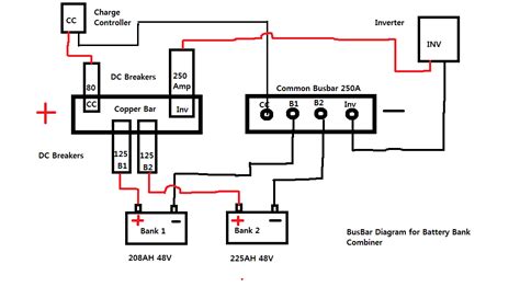 volt battery bank wiring diagram wiring diagram