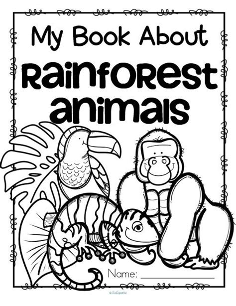 rainforest animals coloring printables rainforest animals rainforest