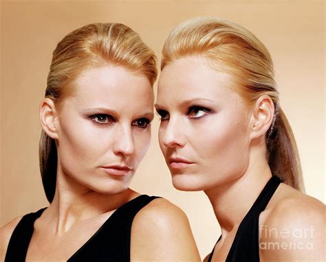 Identical Twin Sisters Photograph By Kate Jacobs Science Photo Library