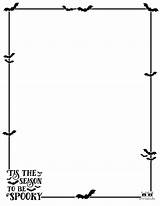 Halloween Borders Border Frames Printable Cute Paper sketch template