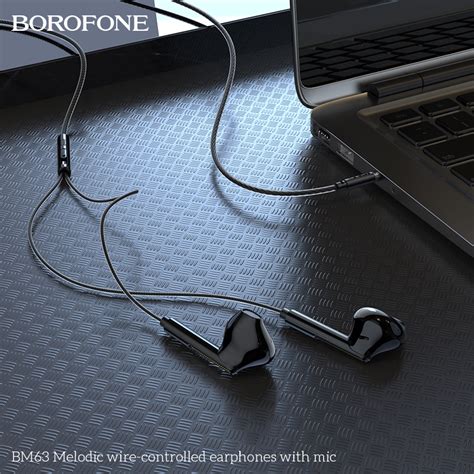 Borofone Bm63 Melodic 3 5mm Wire Controlled Earphone With