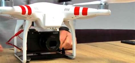 mount  install  sony rx    camera   dji phantom drone video drone