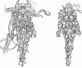 Diablo Demon Coloring Armor Hunter Pages Printable Action Iii Drawings Another Fujiwara Yumiko sketch template