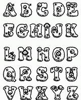 Coloring Funny Alphabet Pages Letters Printable Popular Coloringhome sketch template