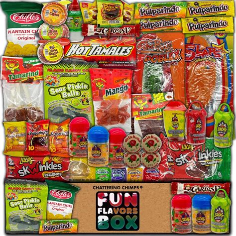 mexican candy gift box variety pack sweet treats  count etsy