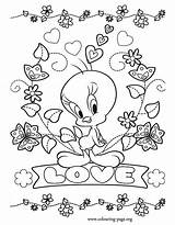 Tweety Colouring Ausmalbild Everfreecoloring Q1 Azcoloring Imprimé sketch template