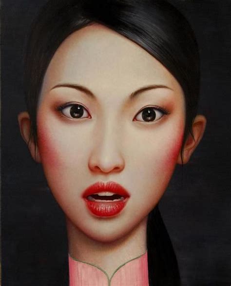 portrait painting art painting chinese contemporary art realistic
