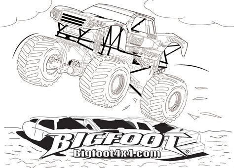 coloring page trucks monster truck coloring page monster milk