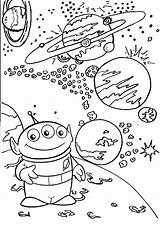 Coloring Toy Story Alien Pages Meteor Kids Pages5 Colouring Choose Board Coloringpagesfortoddlers Color Toys Print sketch template