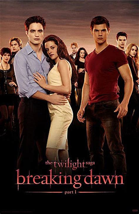 twilight saga breaking dawn part 1 official poster and