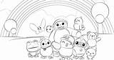 Didi Friends Coloring Pages Template sketch template