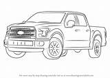 Ford Truck Draw 150 Drawing Step Sketch Raptor Trucks Car Drawings Ranger Sketches Kids Pencil Bronco Tutorial Choose Board Save sketch template