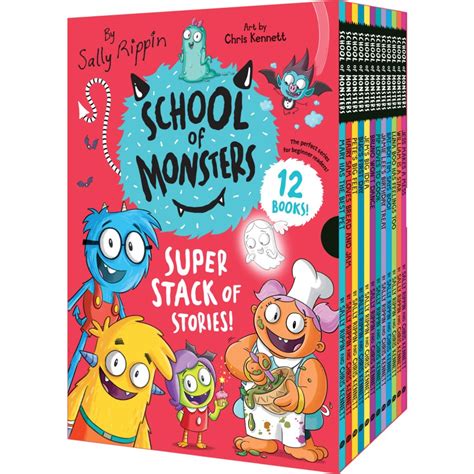 super stack of stories school of monsters book 1 12 by sally rippin