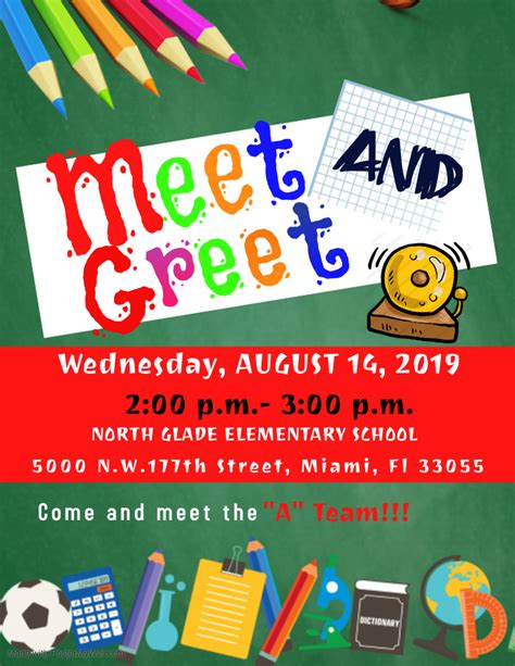 meet  greet north glade elementary school