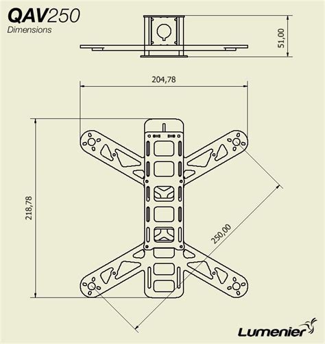compact  powerful lumenier qav carbon fiber mini fpv quadcopter frame