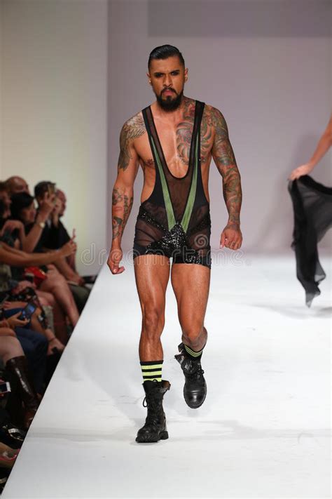 Star Extraordinaire Boomer Banks Walks The Runway At The Marco Marco