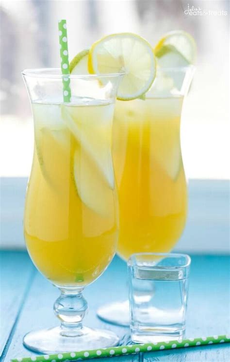Pineapple Fruit Cocktail Drink Recipe Julie S Eats And Treats