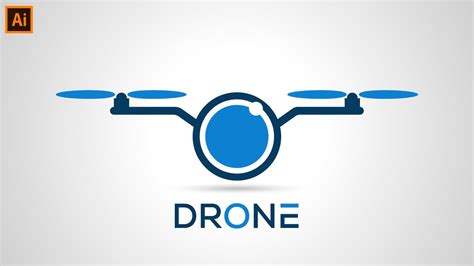 create drone logo design  illustrator youtube